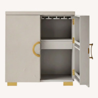 William Sonoma Seymour Dark Gray Bar Cart