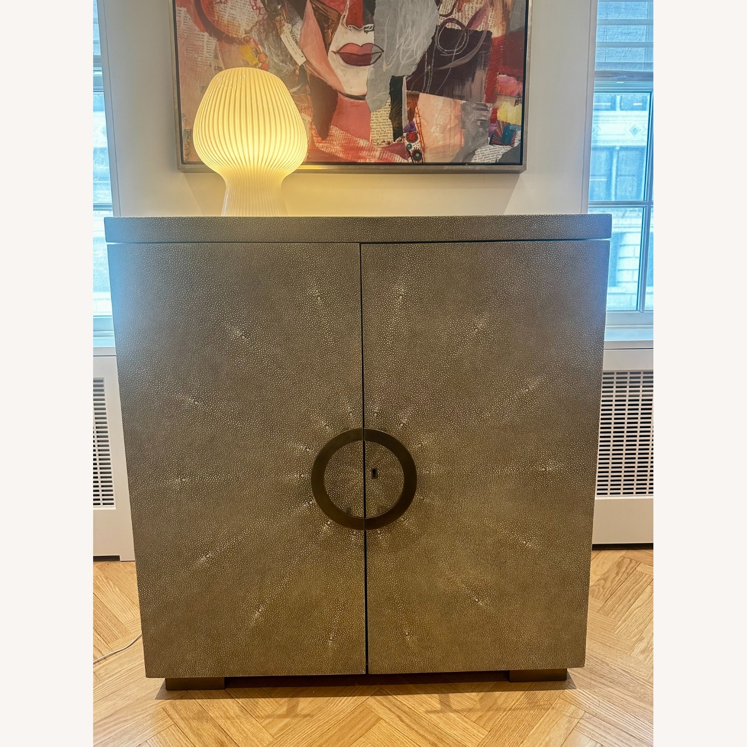 William Sonoma Seymour Dark Gray Bar Cart - image-2