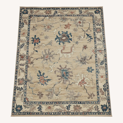 Used Natural Wool Area Rug 8' x 10' for sale on AptDeco