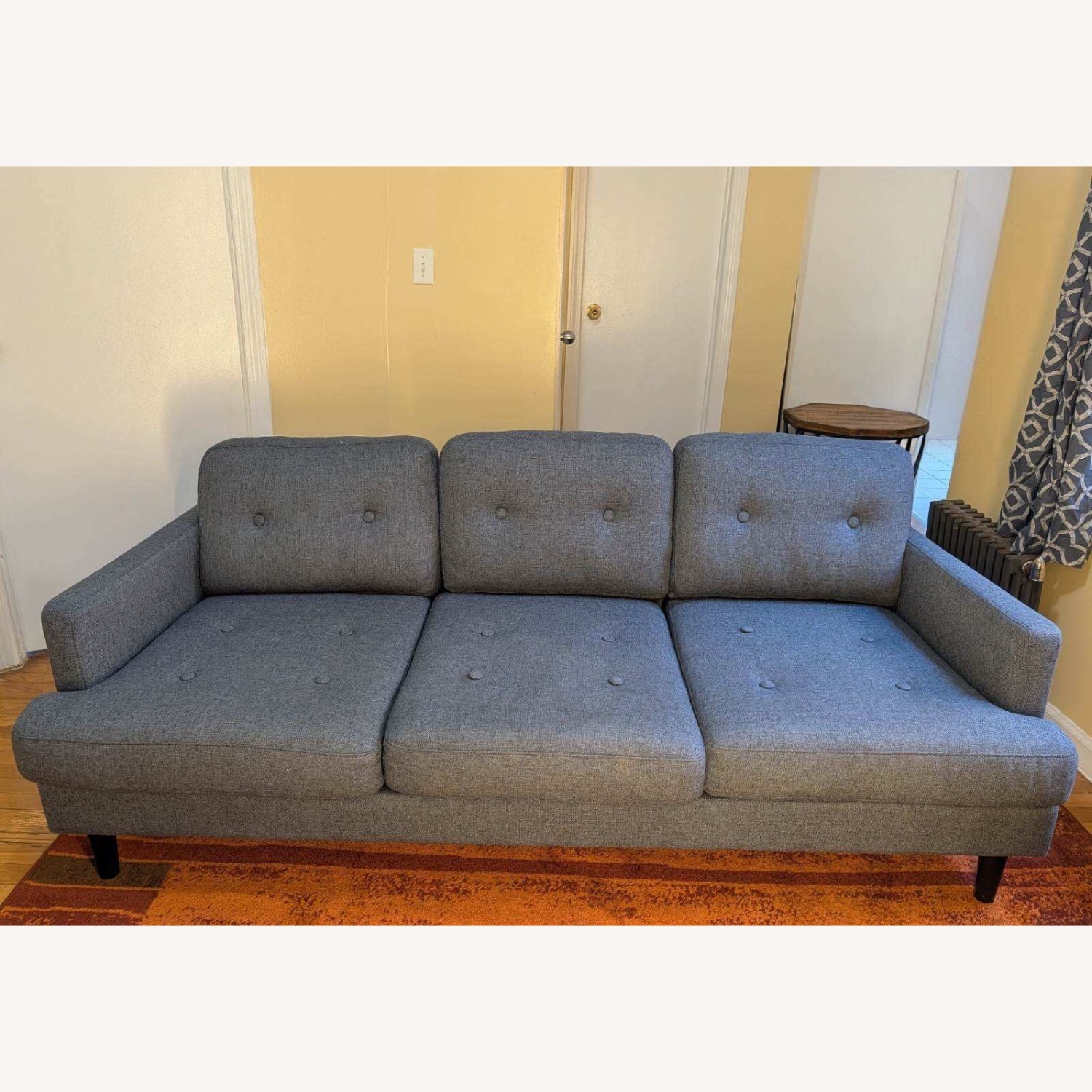 Vintage Blue Collette 3 Seater Sofa - image-1