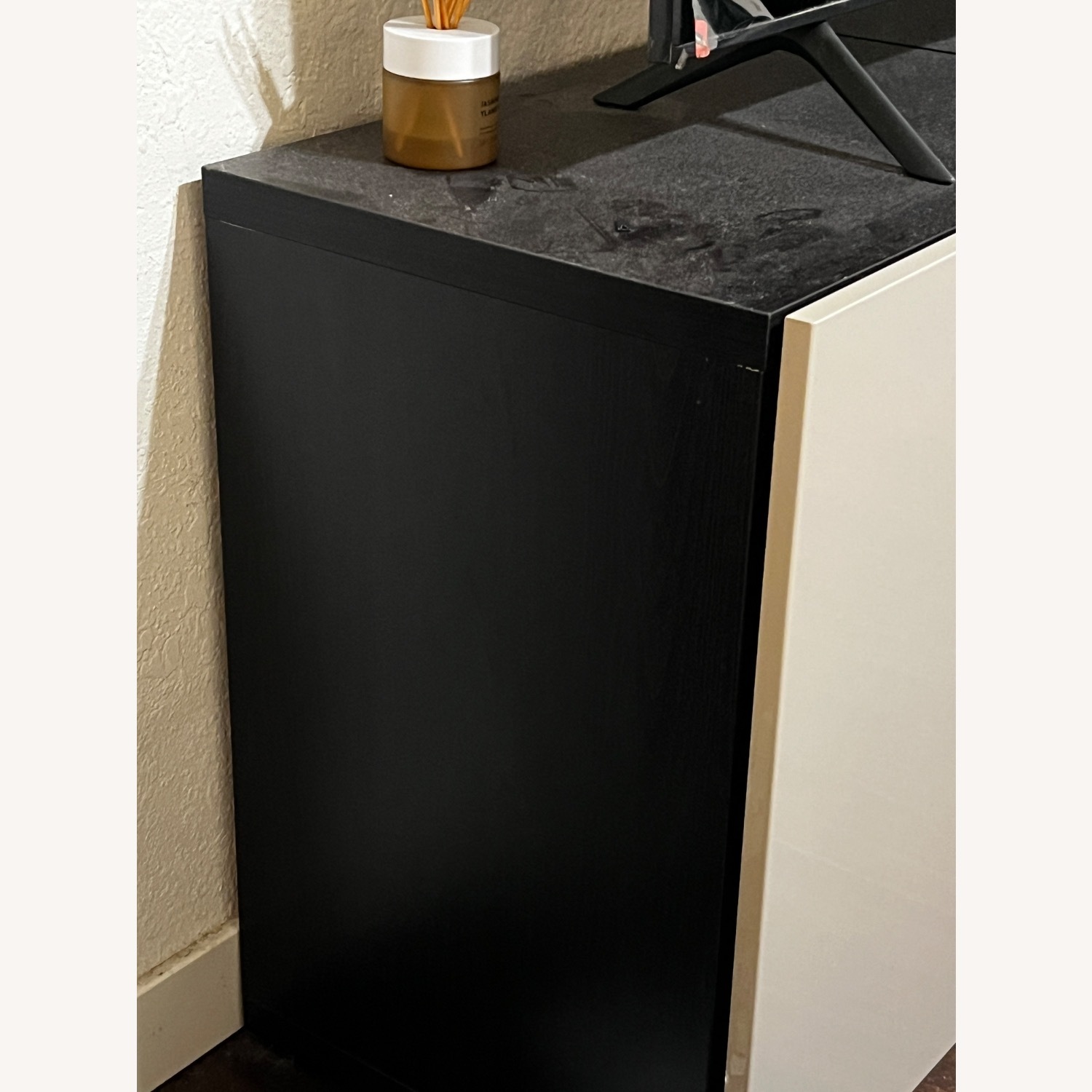 IKEA Besta Light Gray Lacquer Sideboard - image-7