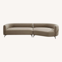 Lusia Boucle Sofa In Mocha 