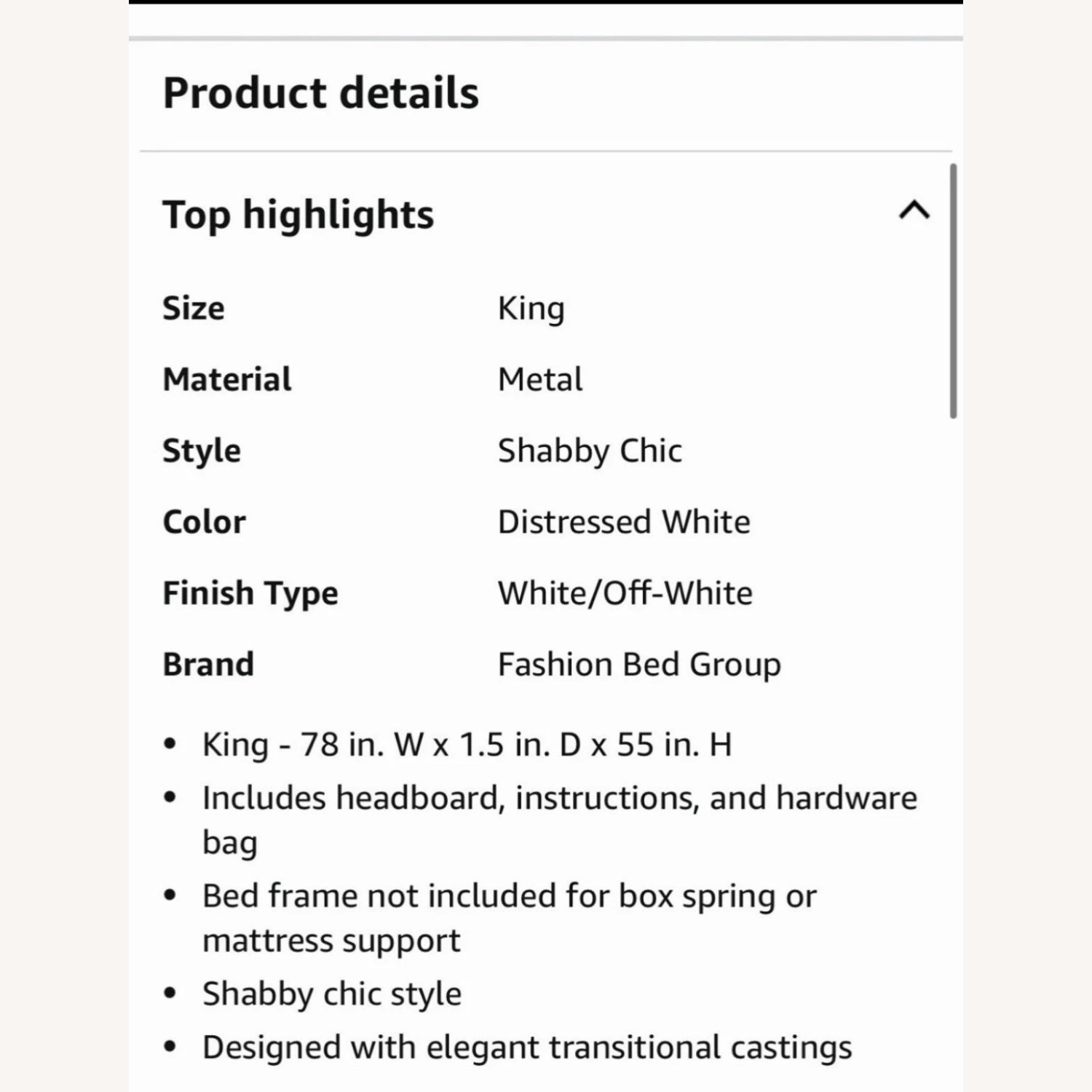 King Headboard and Bed Frame - image-4