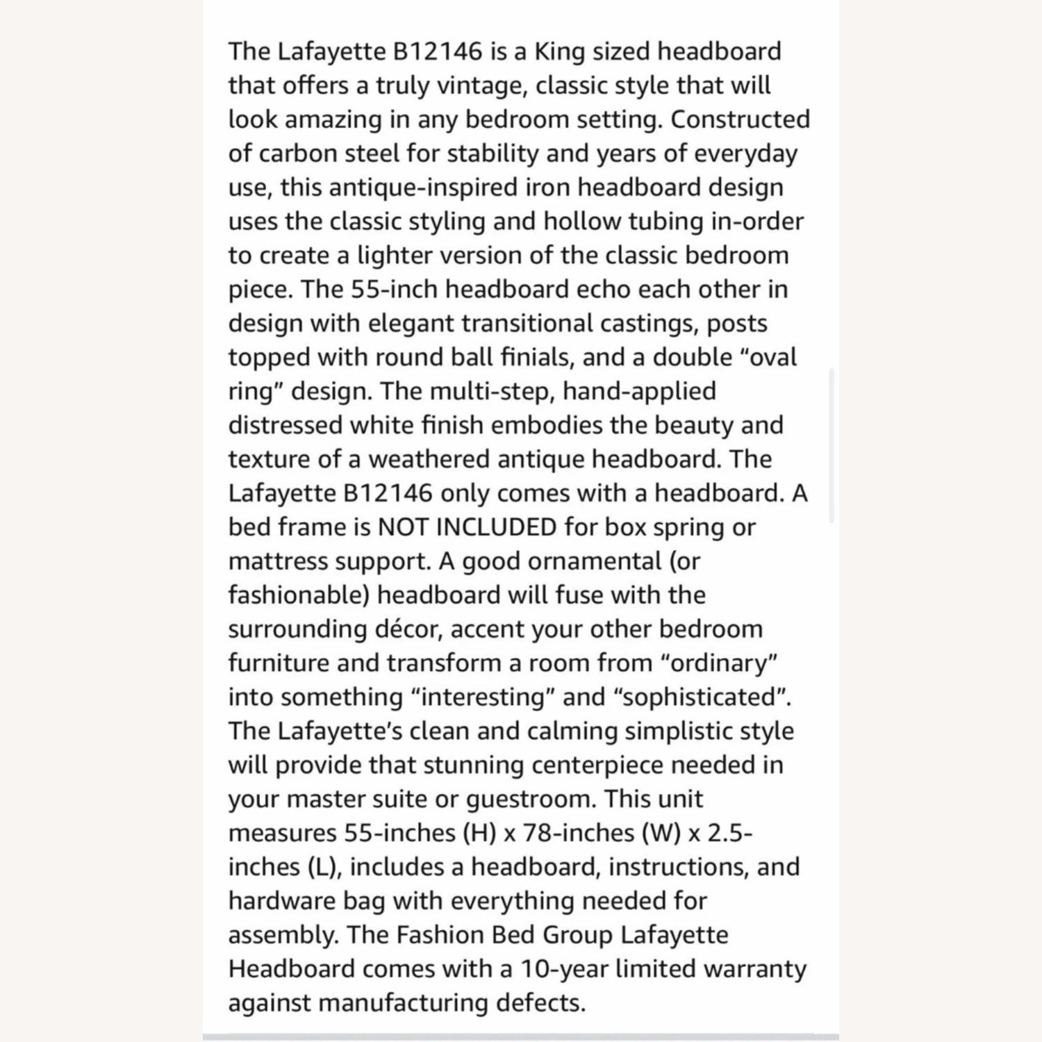 King Headboard and Bed Frame - image-2