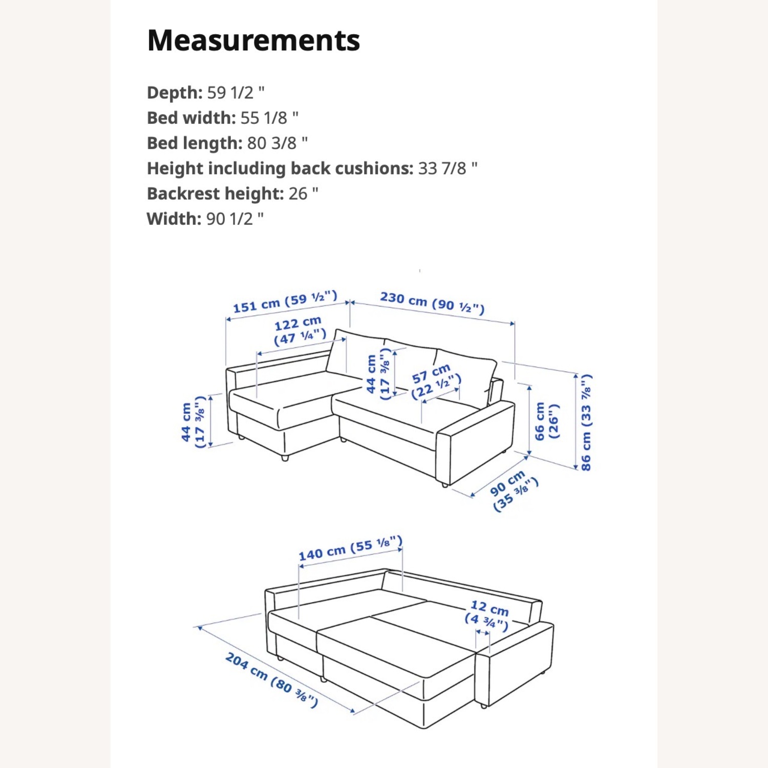 IKEA FRIHETEN 3-Seater Sofa Bed W Storage - image-3