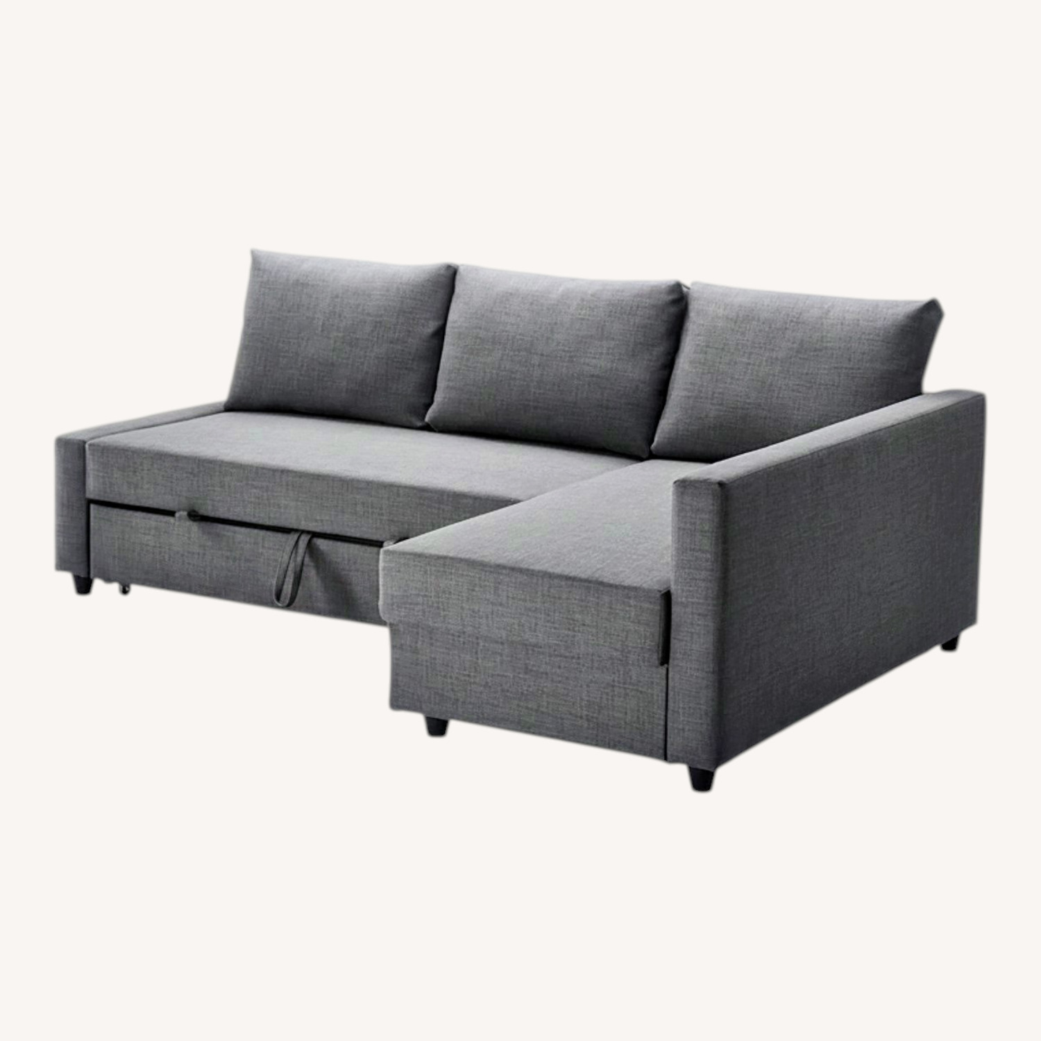 IKEA FRIHETEN 3-Seater Sofa Bed W Storage - image-0