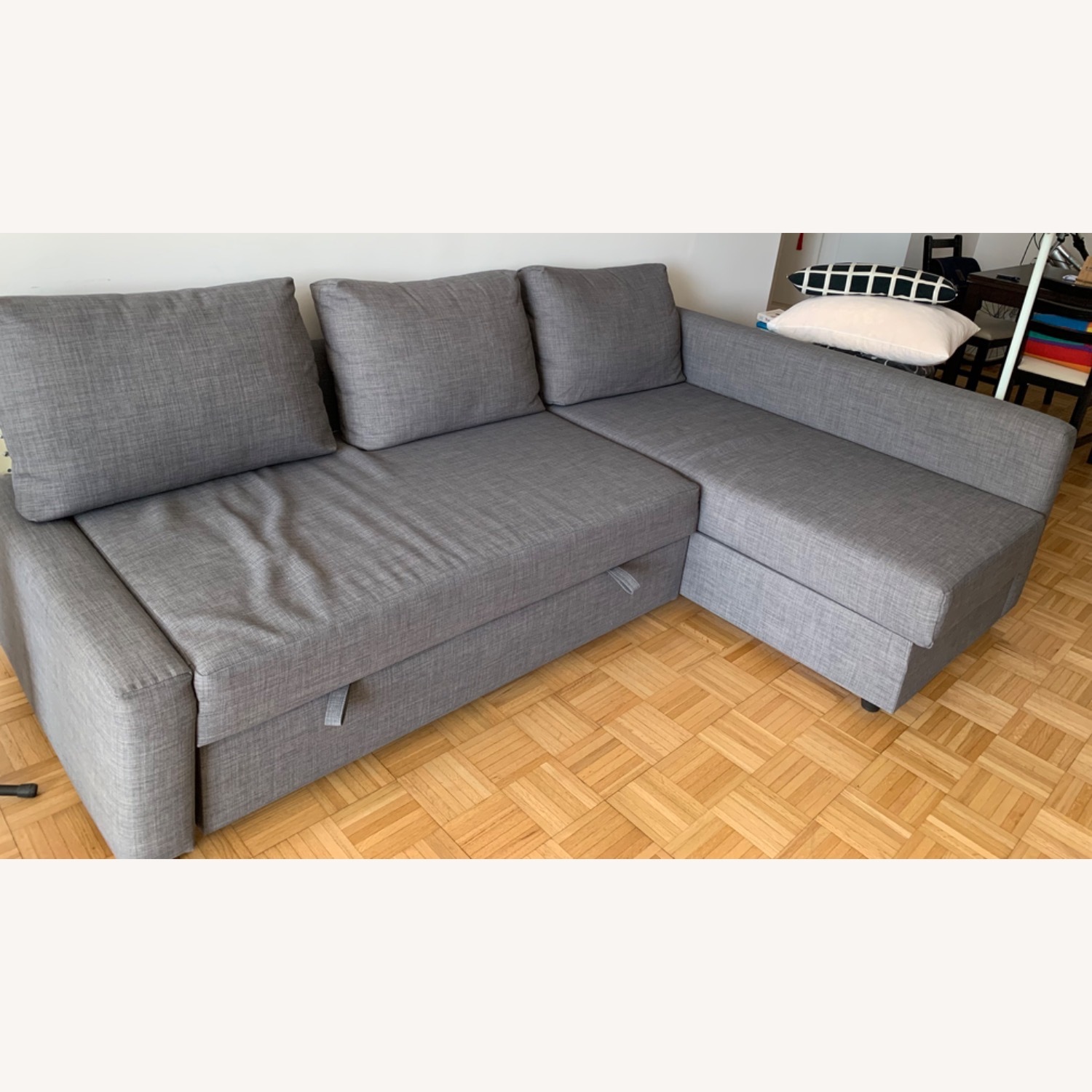 IKEA FRIHETEN 3-Seater Sofa Bed W Storage - image-1