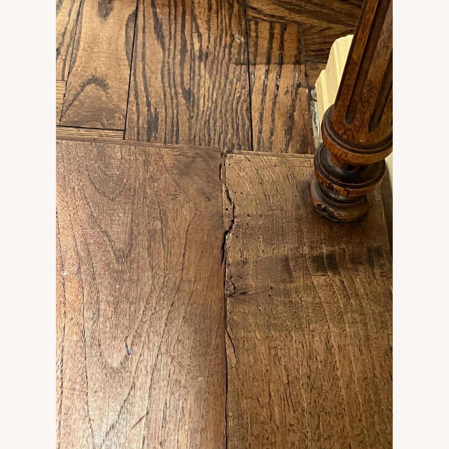 Marbletop Nightstand with Drawer and Pullout - image-3