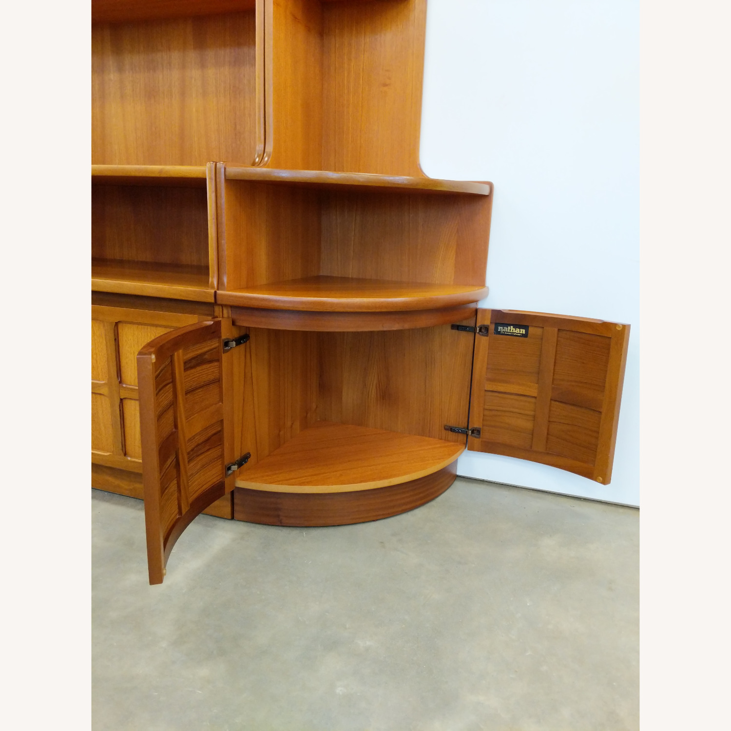 Vintage Mid Century Modern Teak Nathan Sideboard - image-5