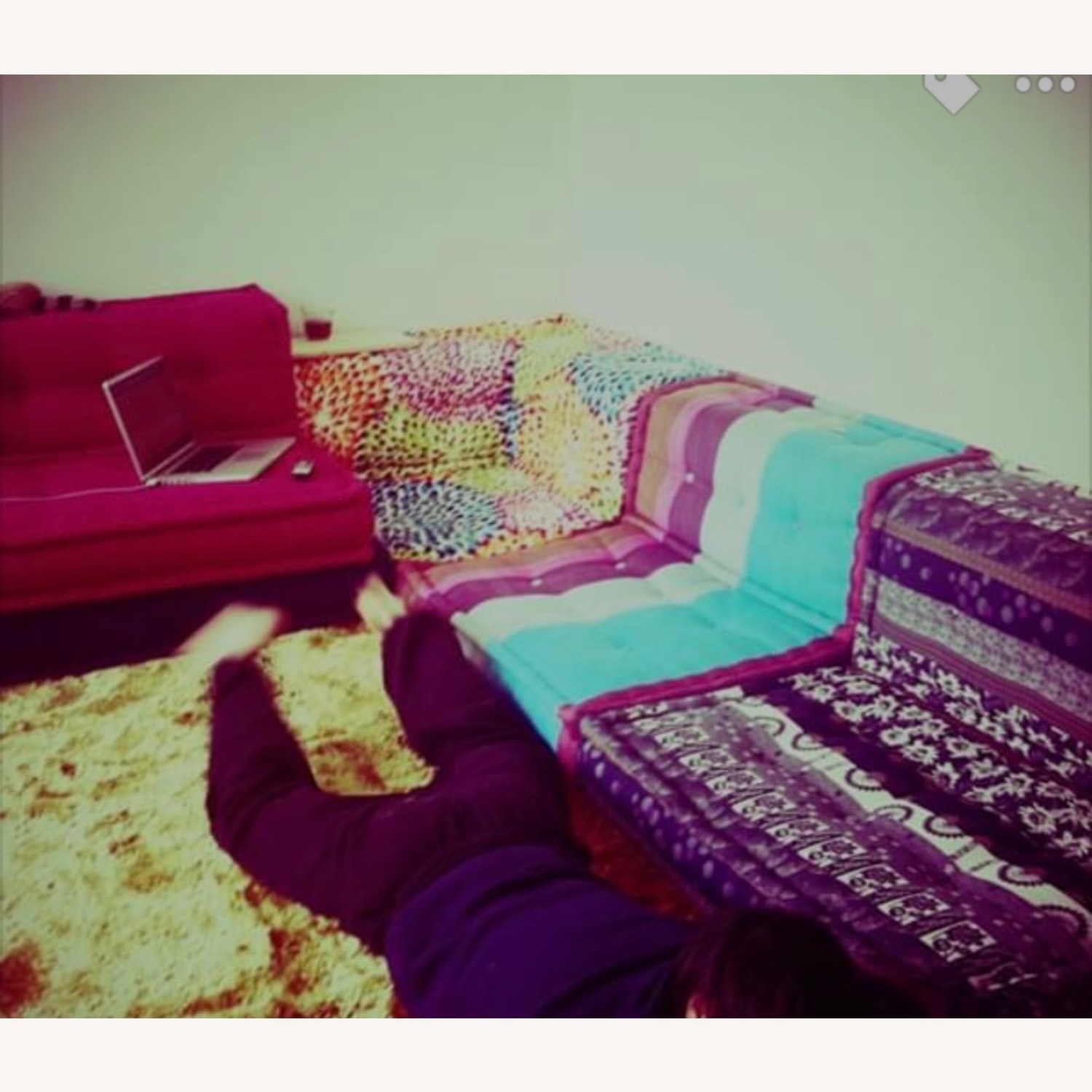 Roche Bobois Fabric 3+ Piece Sectional - image-3