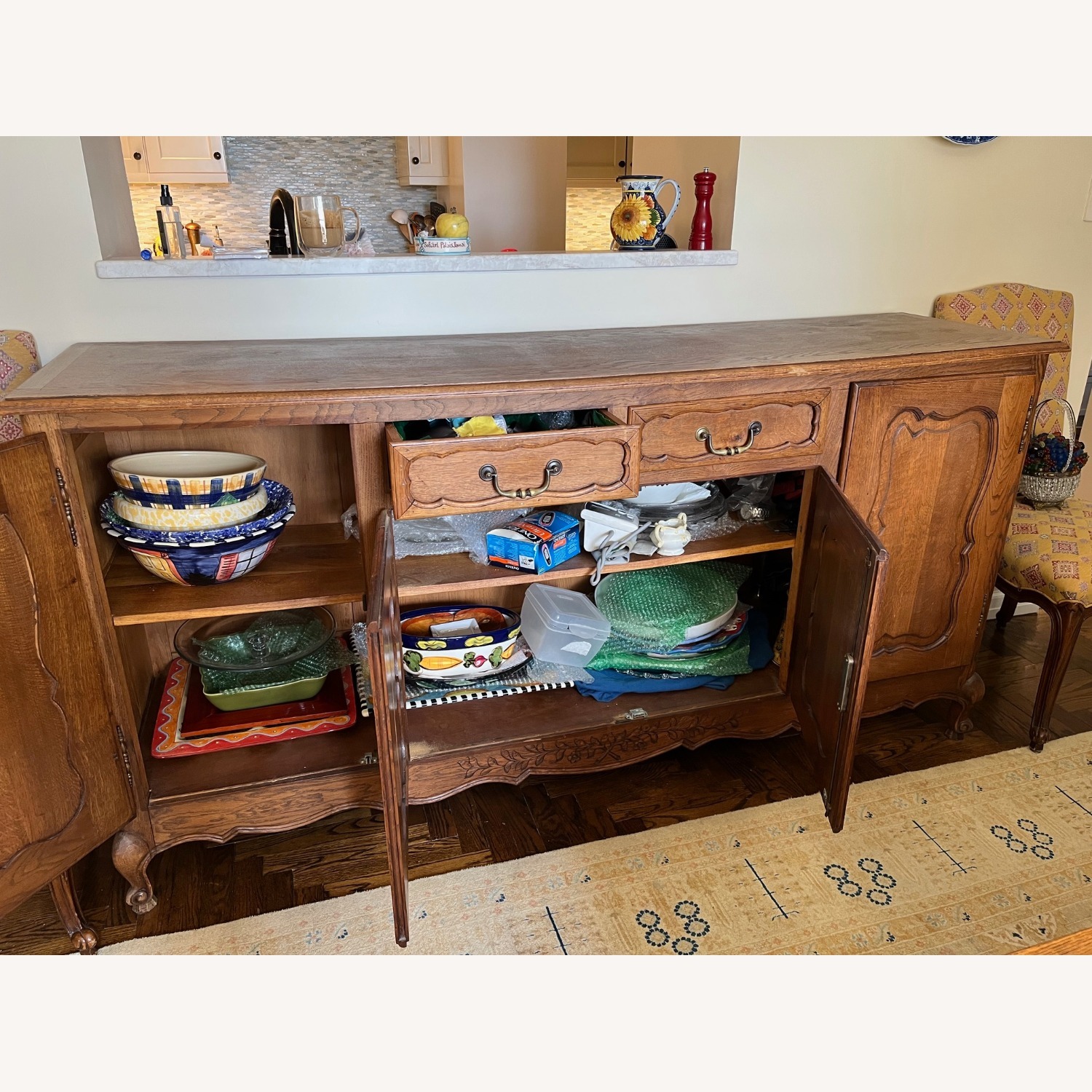French Country Style Credenza/Buffet - image-2