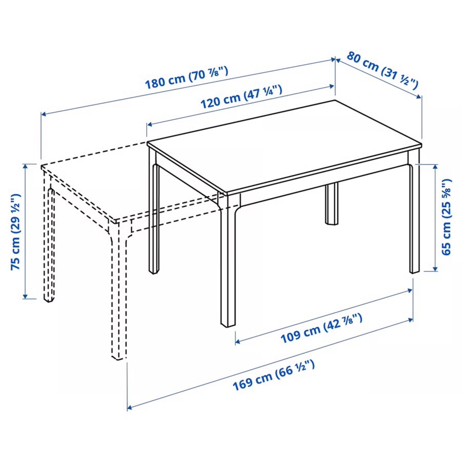 IKEA Ekedalen Expandable Dining Table - image-2