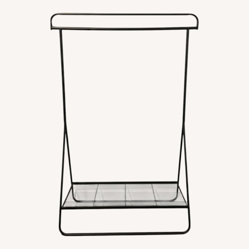 Used Black Metal Armoire for sale on AptDeco