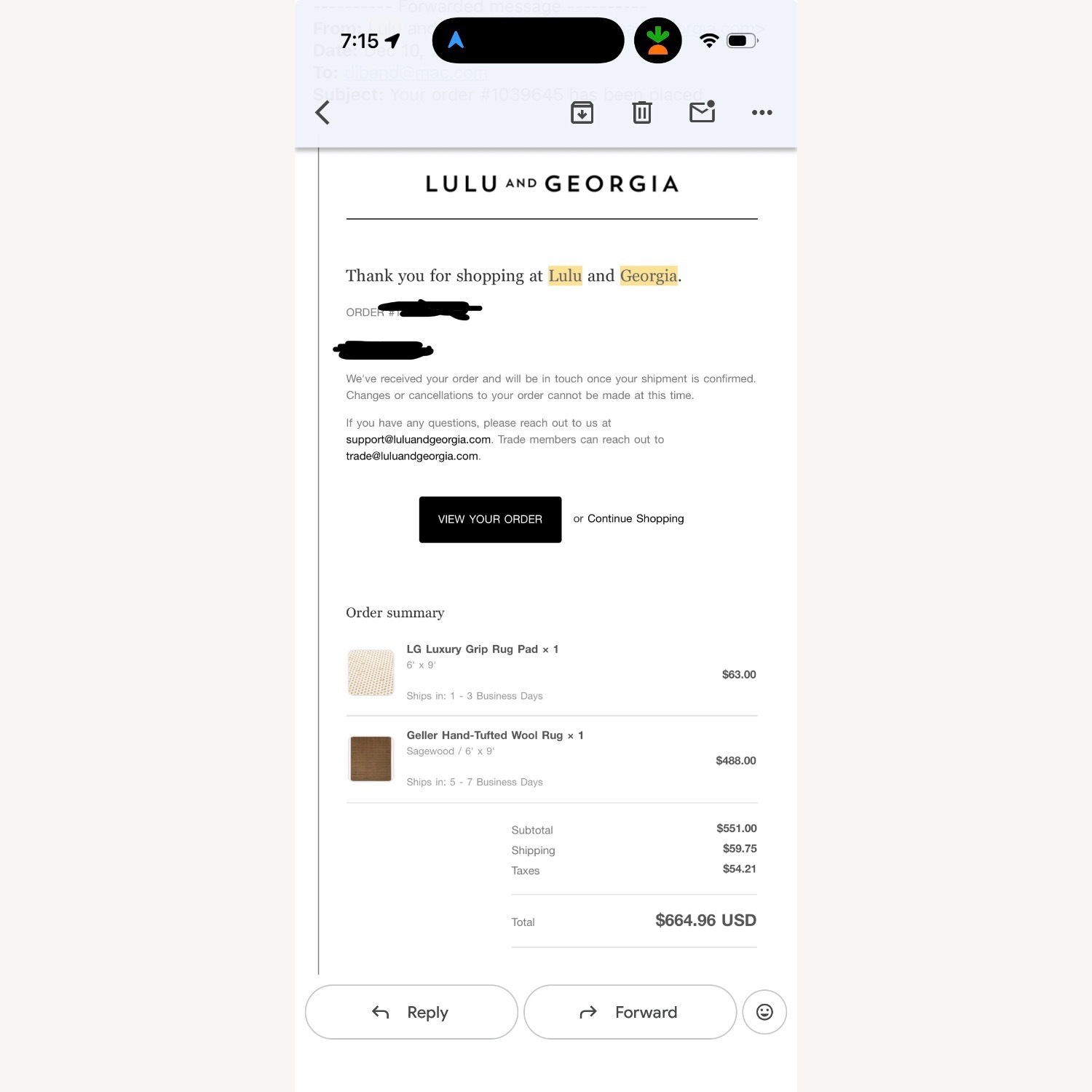 Lulu & Georgia Geller Wool Rug - image-3