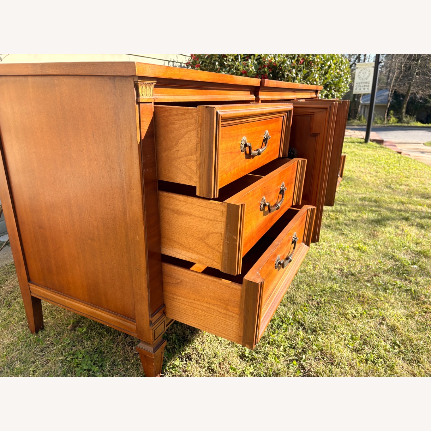 Thomasville Vintage 9 Drawer Dresser - image-3