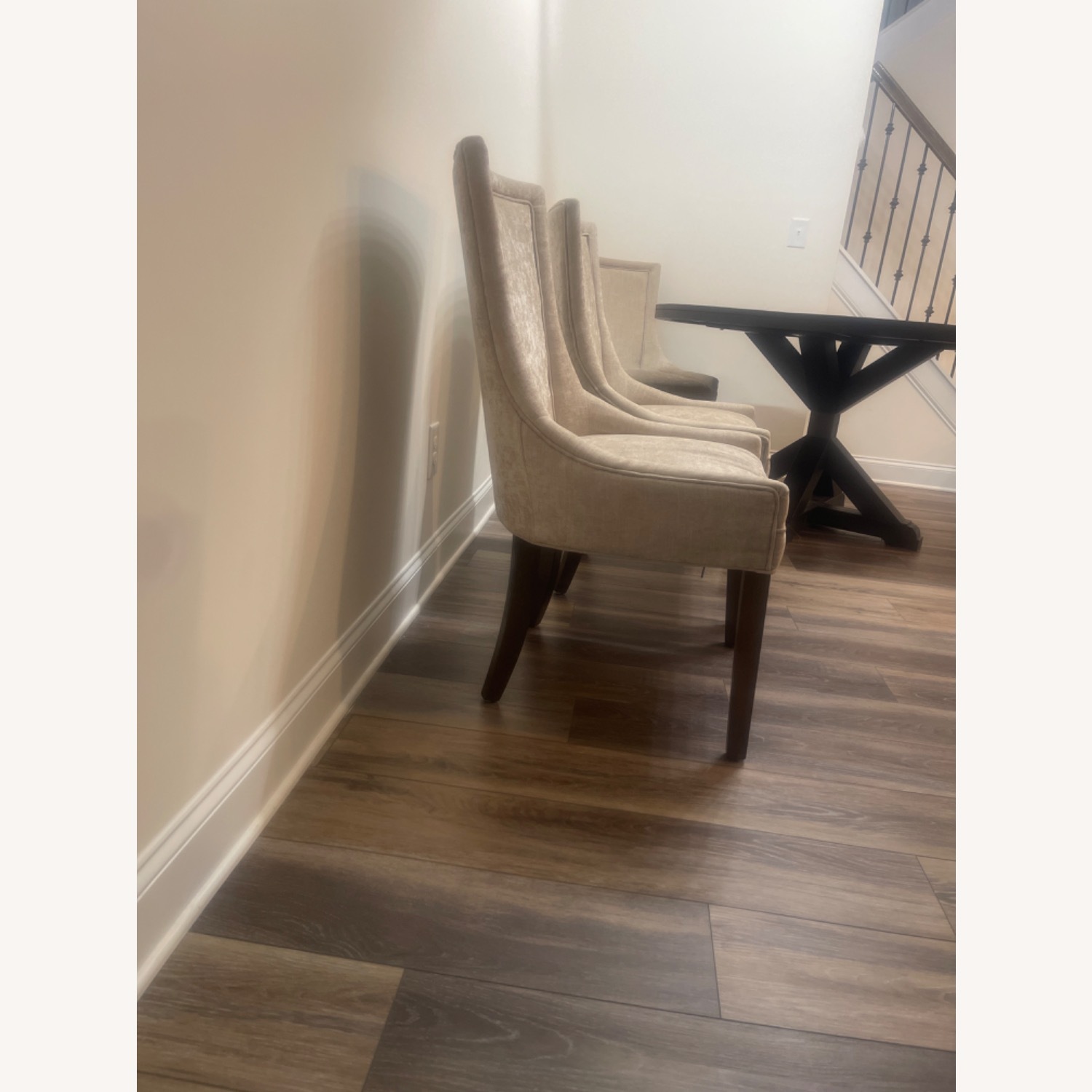 Dark Brown Dining Chairs - image-5