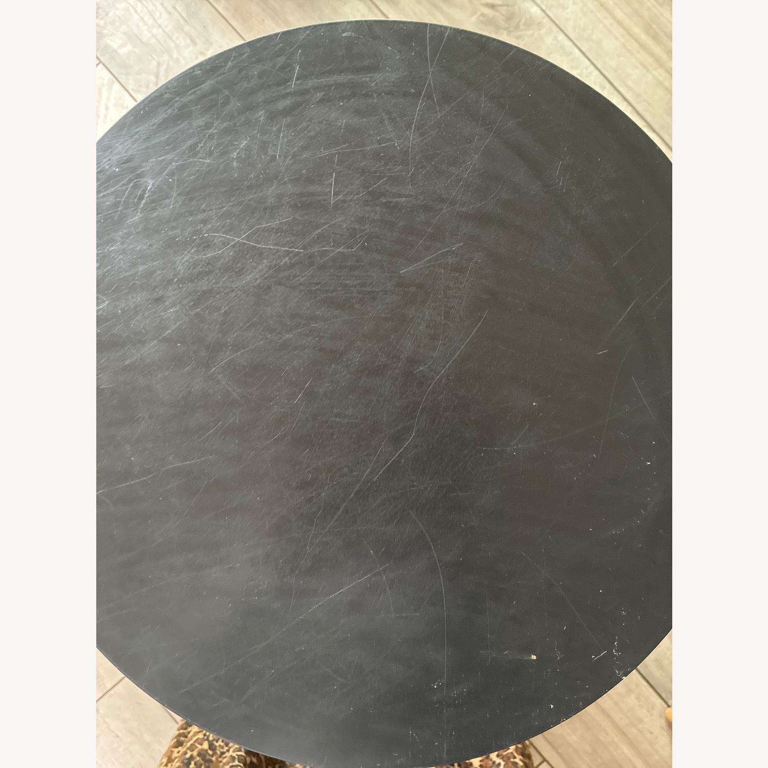 Hide Pedestal by Karoline Fesser Table, Black - image-4