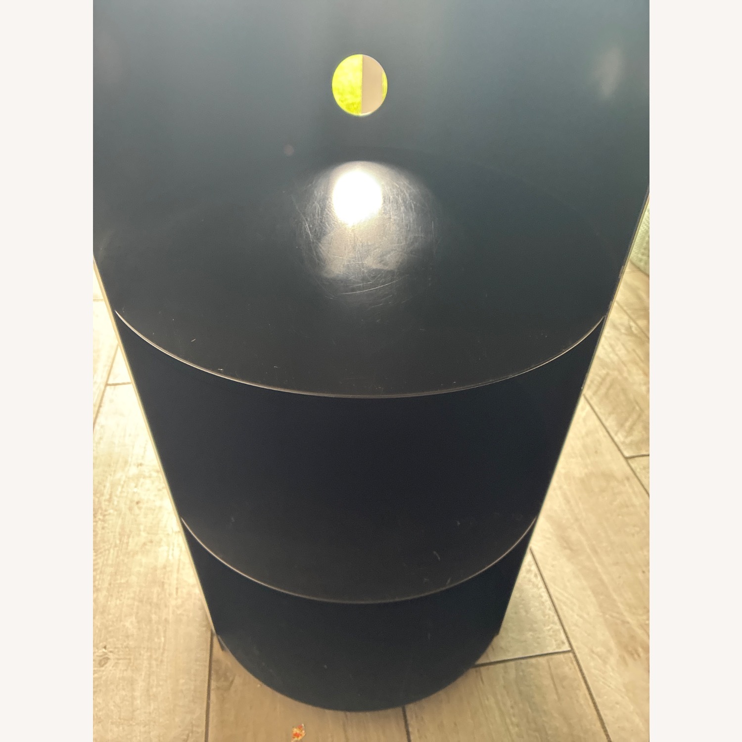 Hide Pedestal by Karoline Fesser Table, Black - image-6