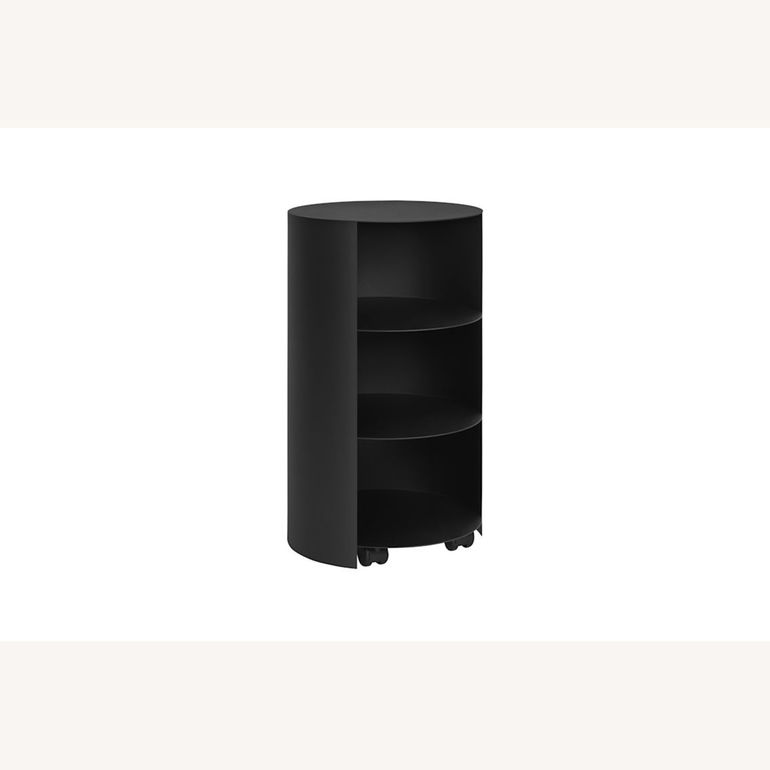 Hide Pedestal by Karoline Fesser Table, Black - image-7