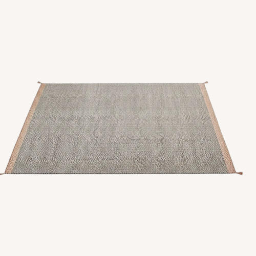 Used Muuto Ply Rug - Black/White - 9x12 for sale on AptDeco