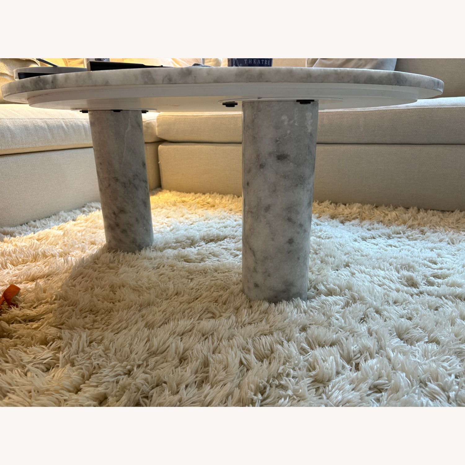 Safavieh Giabella White Marble Coffee Table - image-3