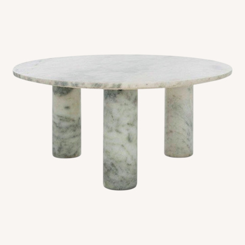Used Safavieh Giabella White Marble Coffee Table for sale on AptDeco