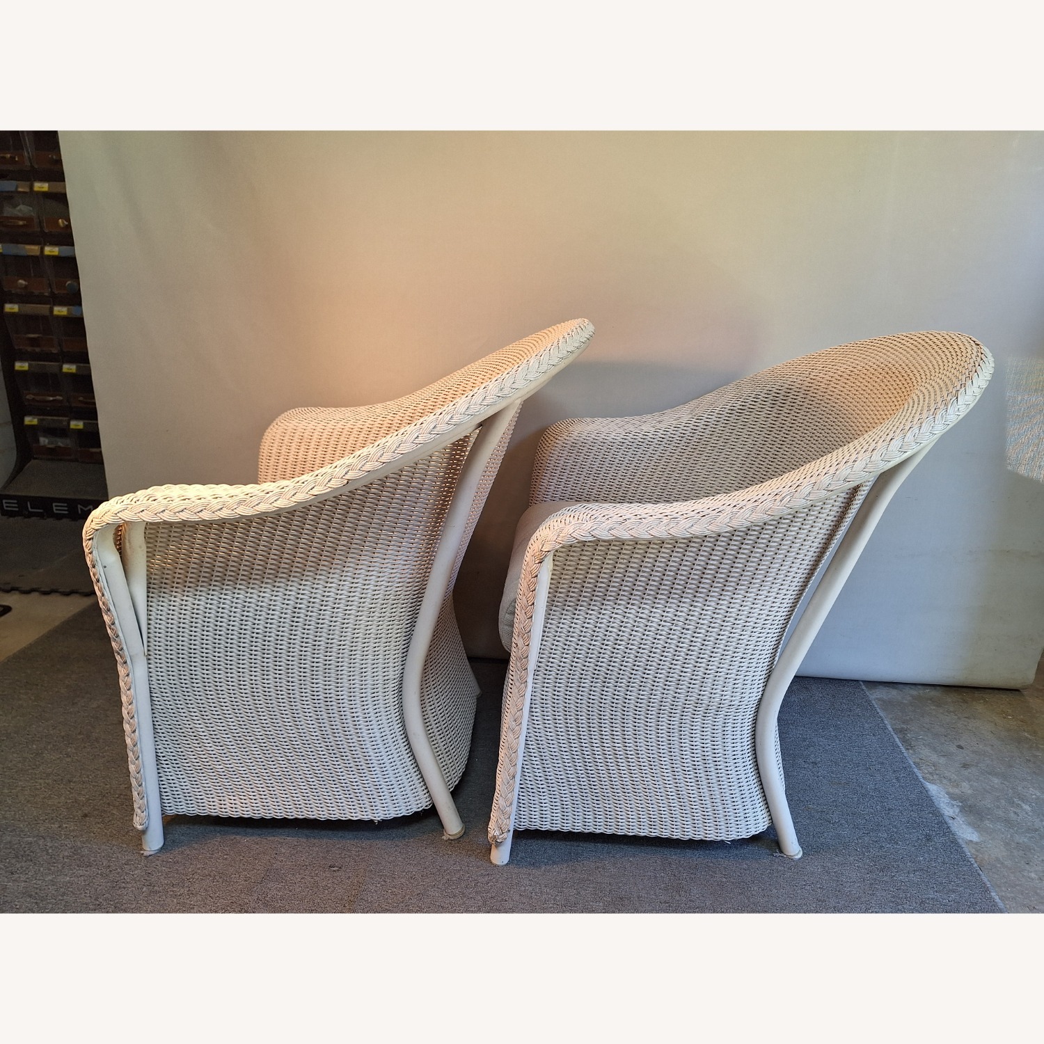 2 Lloyd Flanders Reflections Wicker Chairs - image-2