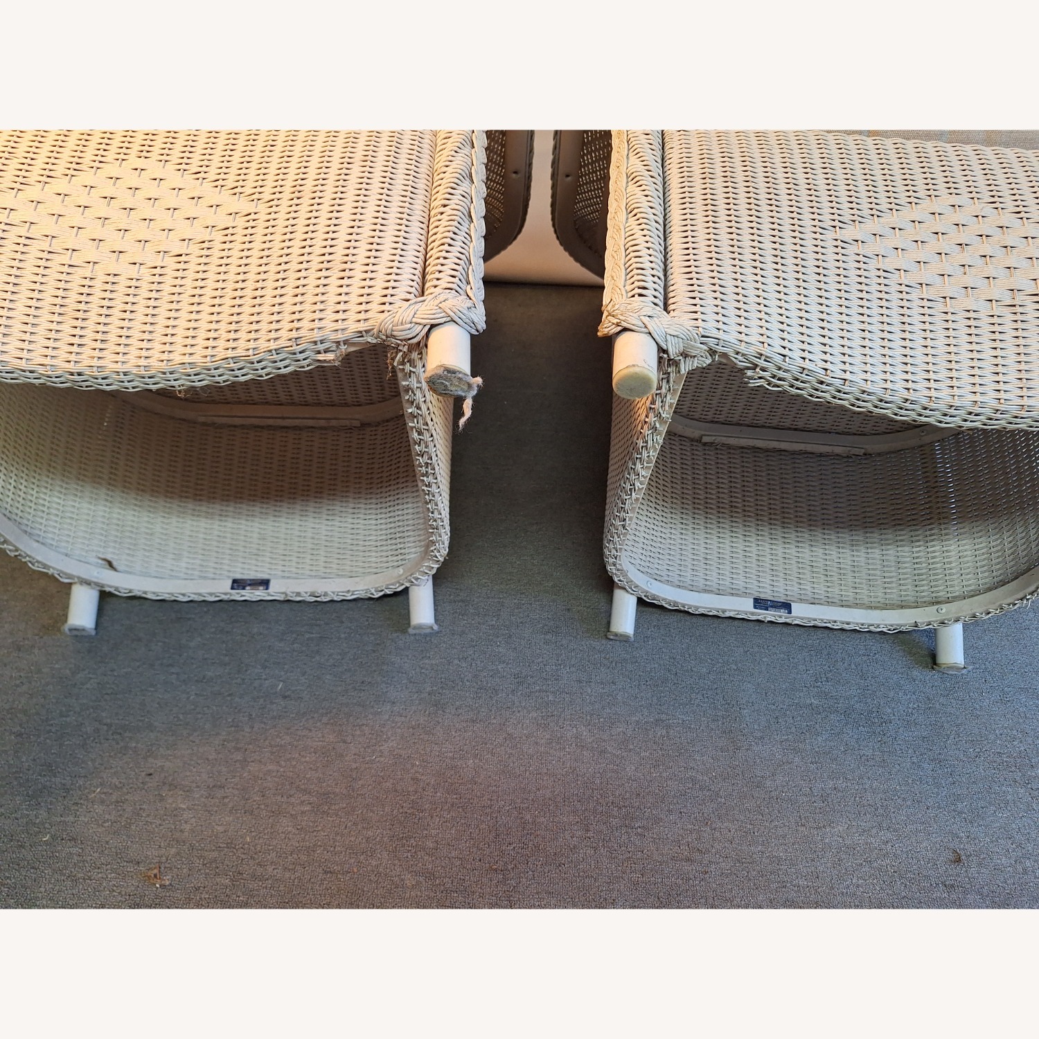2 Lloyd Flanders Reflections Wicker Chairs - image-12