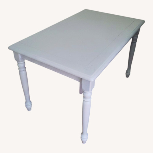 Used White Dining Table for sale on AptDeco