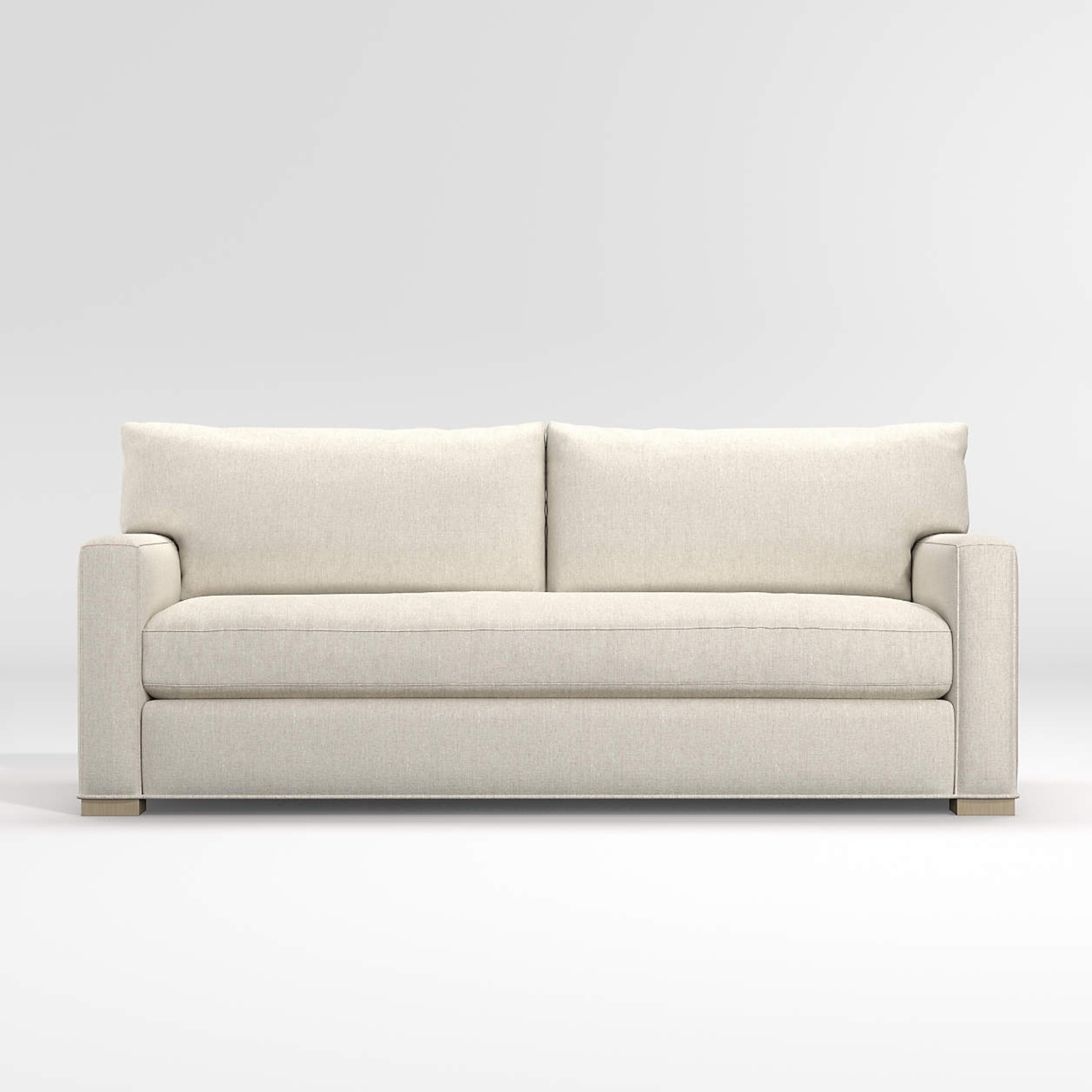 Crate & Barrel Axis Seater Sofa & Ottoman - image-7