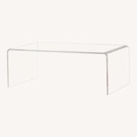 Crate & Barrel Acrylic Coffee Table