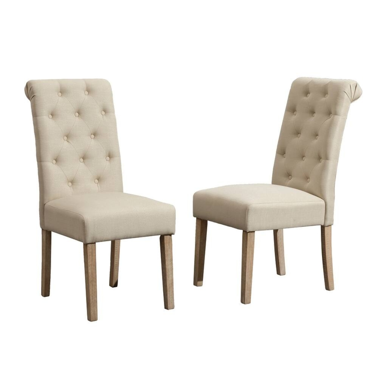 6 Tufted Dining Chairs - image-5