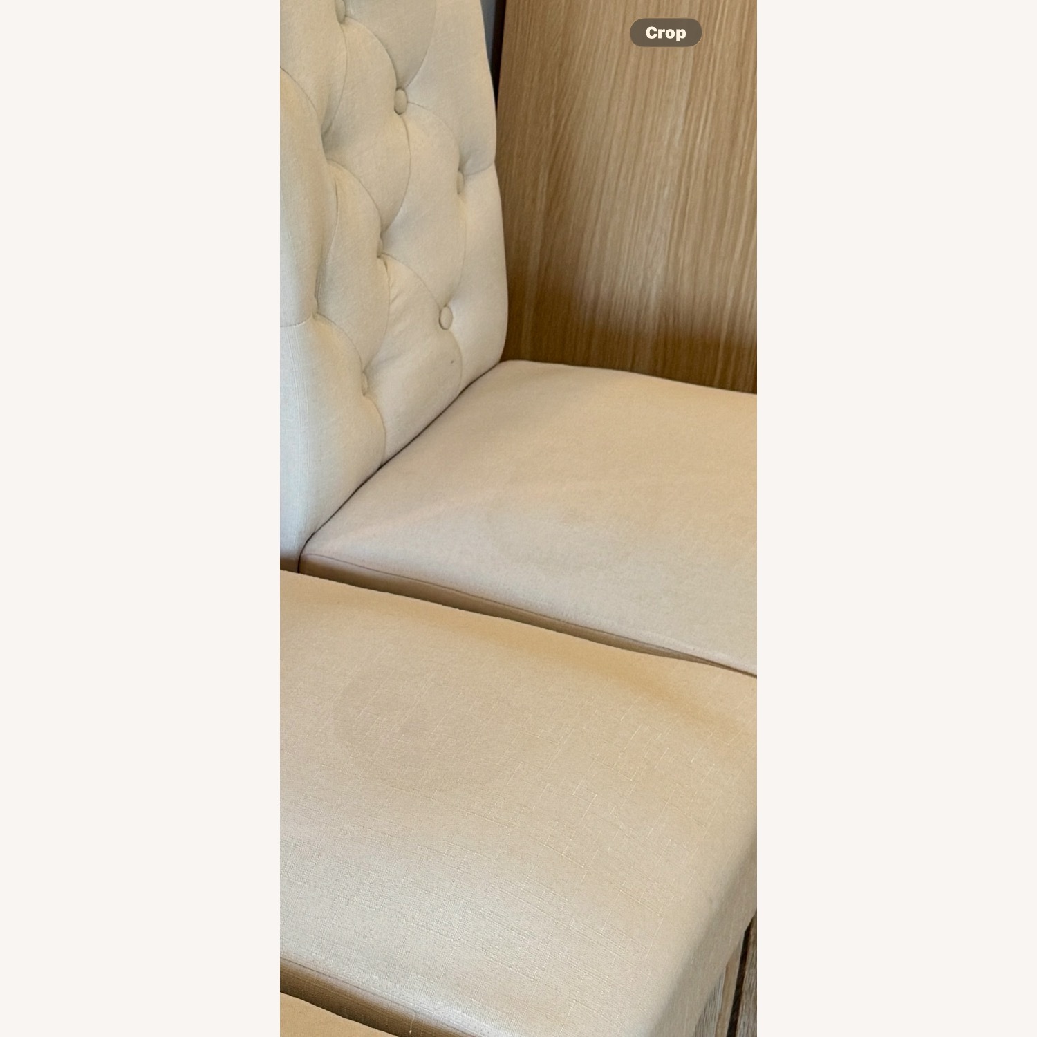 6 Tufted Dining Chairs - image-3