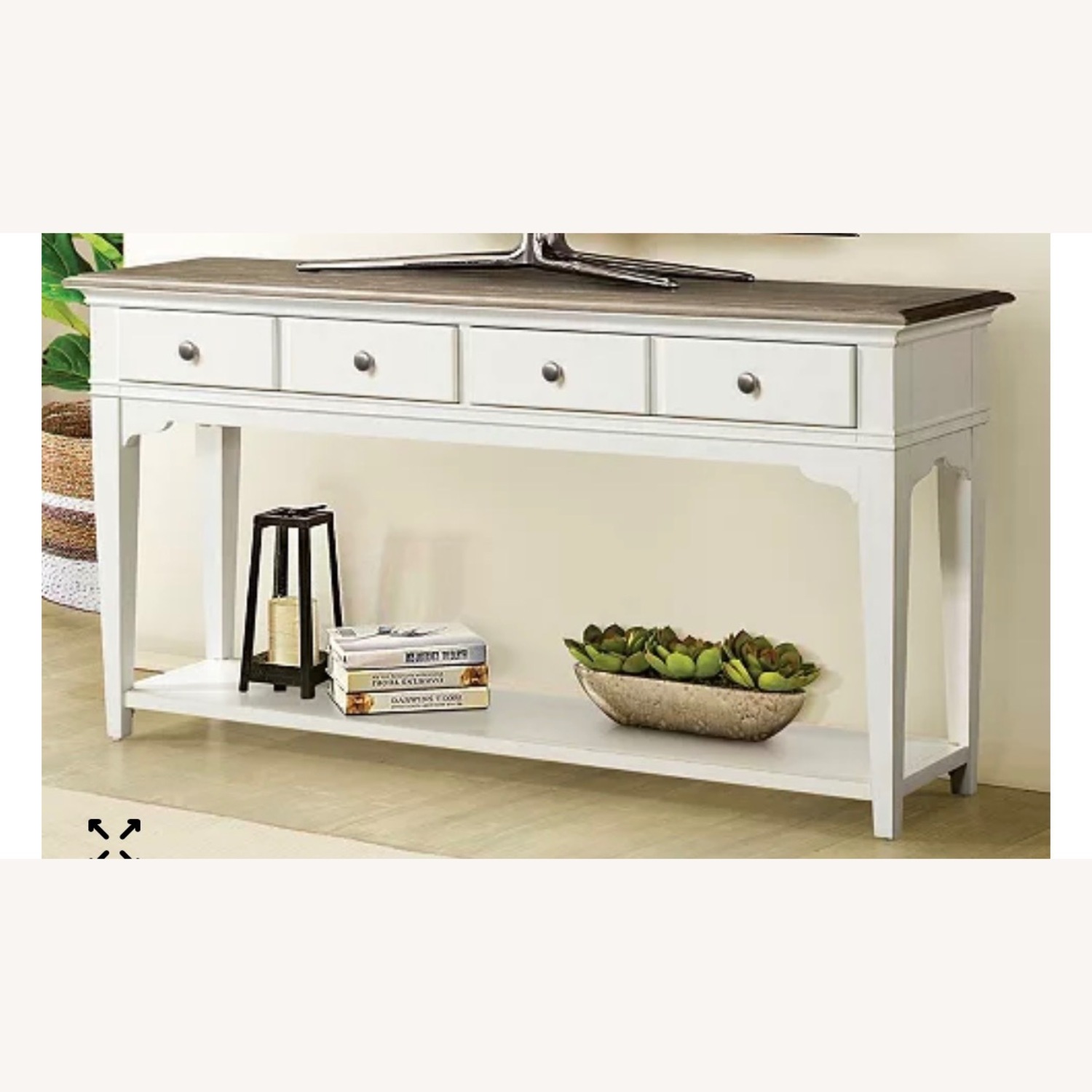 Macy's Myra Light Brown Wood Side Table - image-5