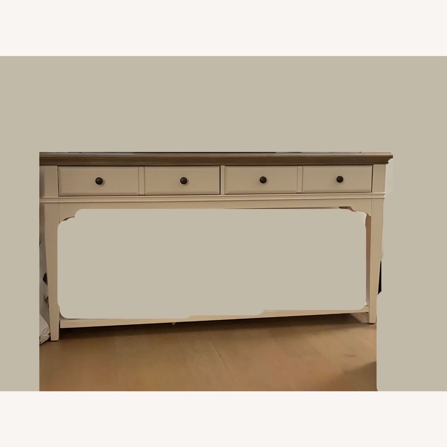 Macy's Myra Light Brown Wood Side Table - image-2