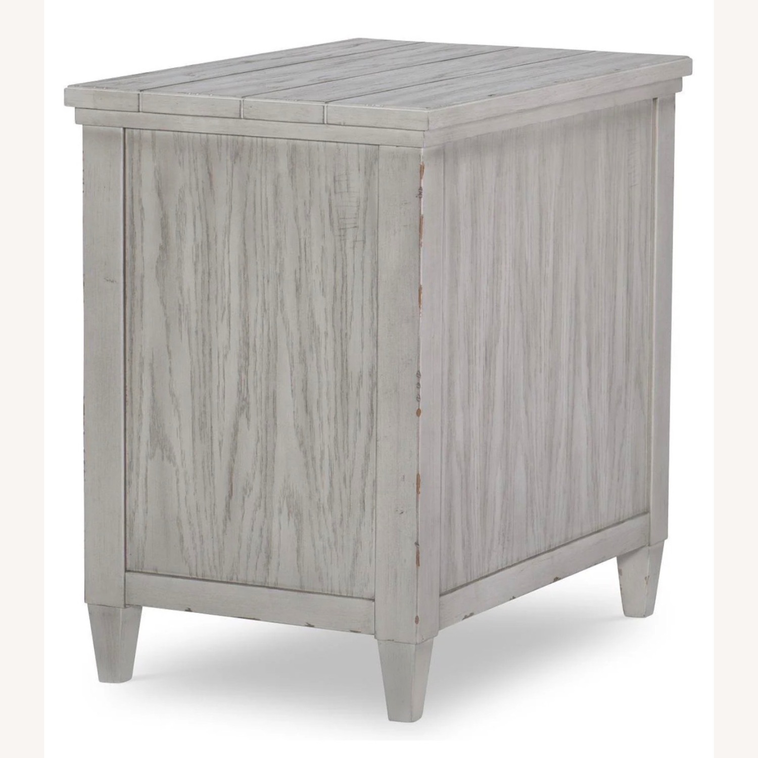 Macy's Legacy Classic Light Gray Wood Side Table - image-2