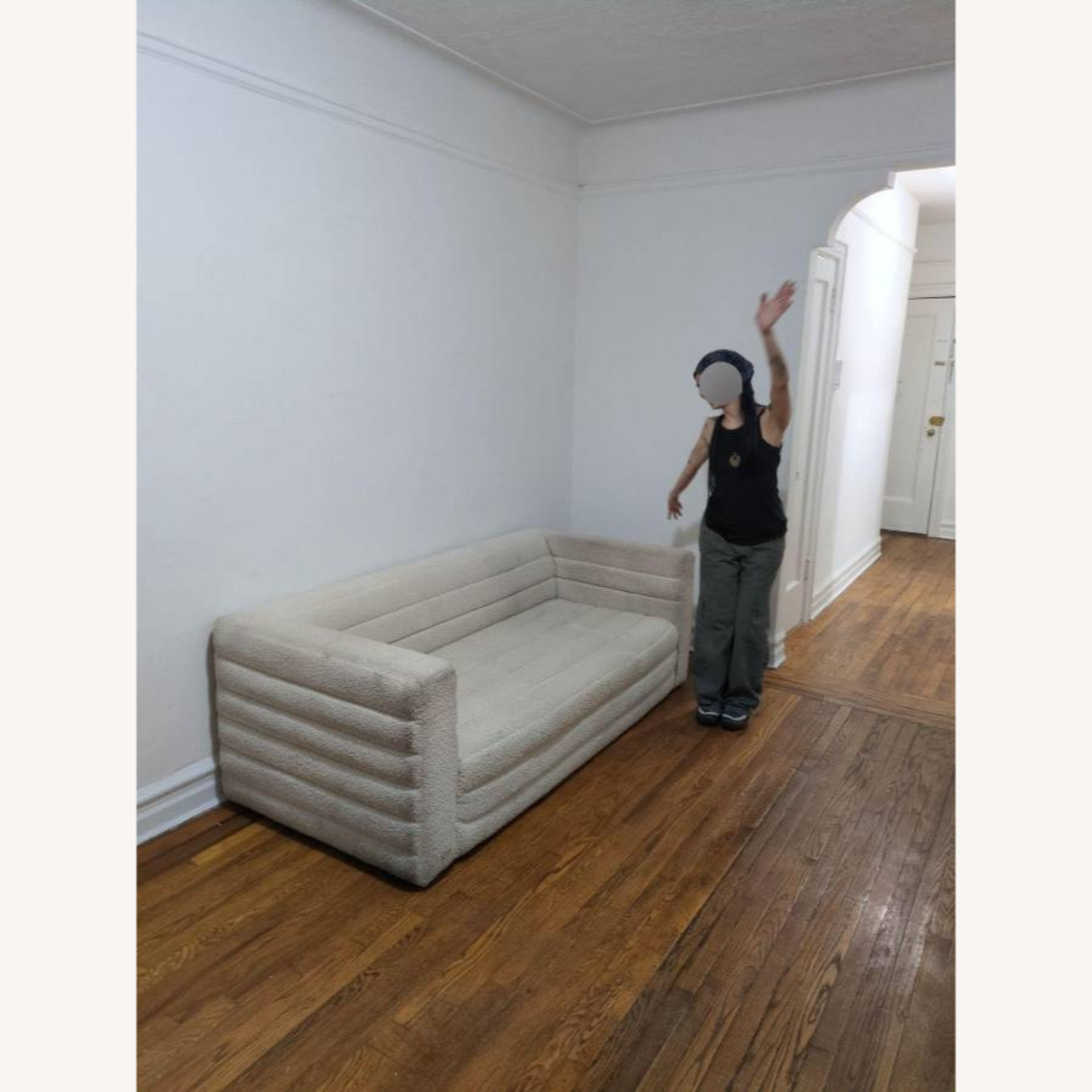 CB2 Strato Boucle 80" Sofa - image-2