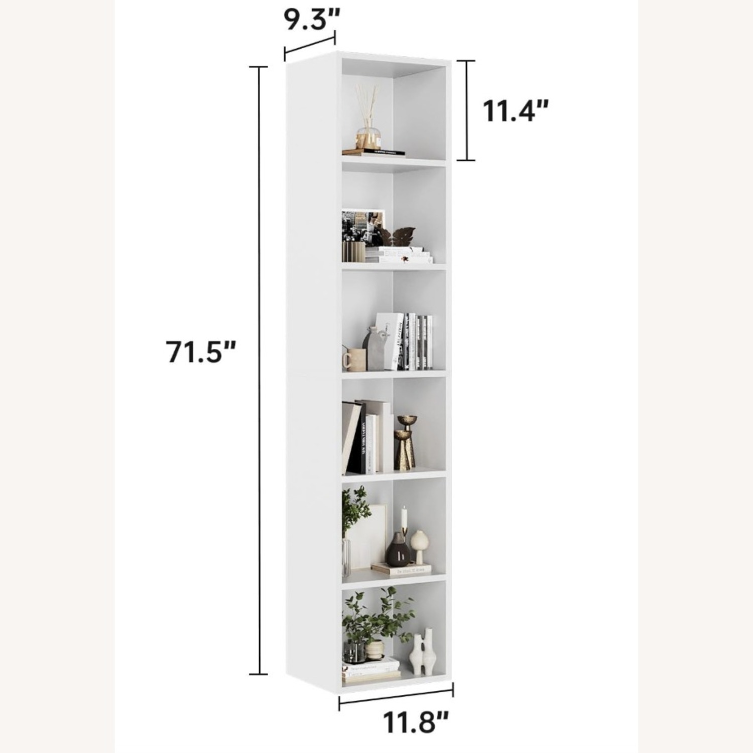 Amazon White Bookcase - image-2