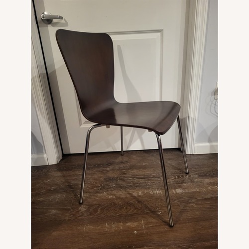 Used Dark Brown Wood Dining Chairs for sale on AptDeco