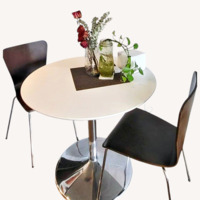 Round White Banquet Table