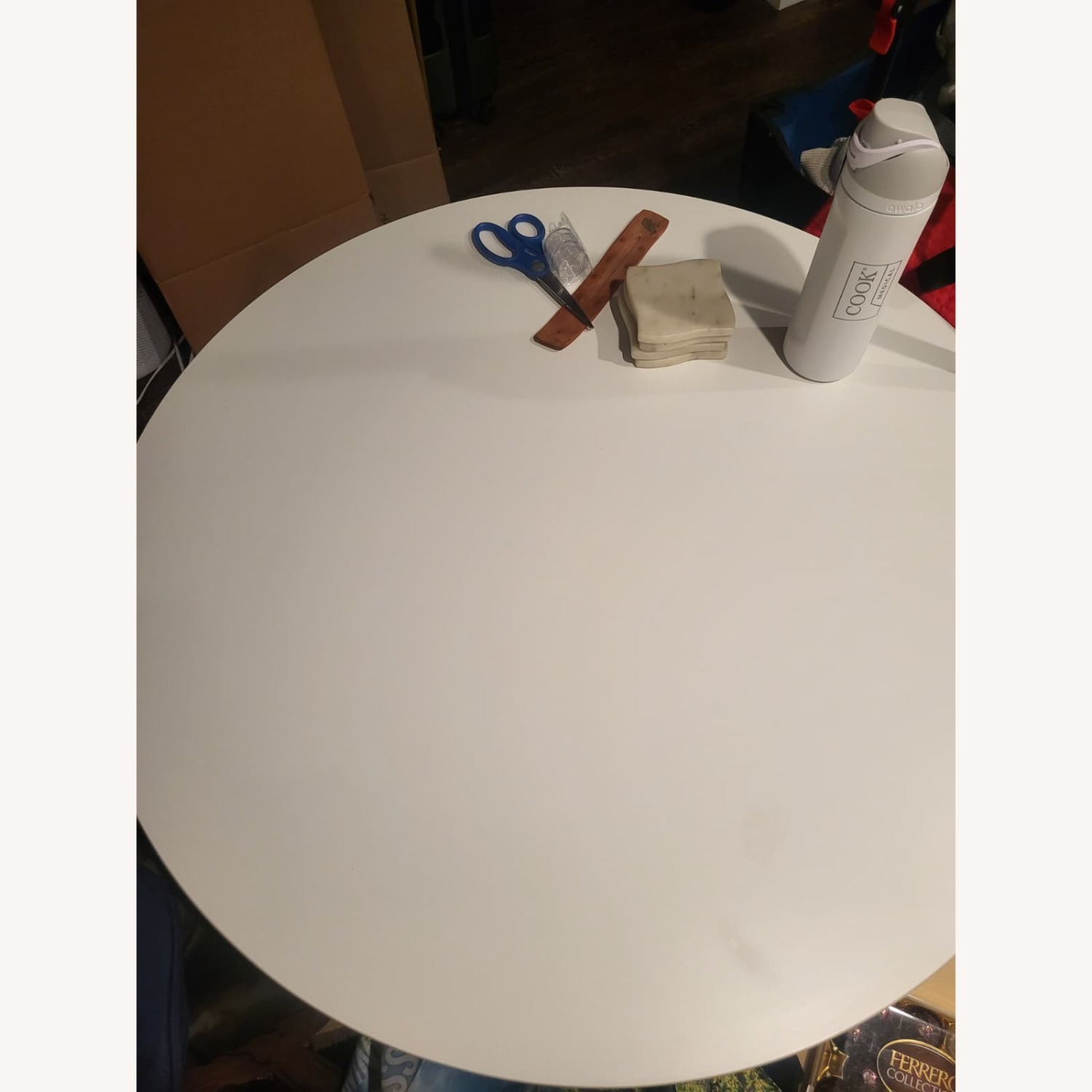 Round White Banquet Table - image-2