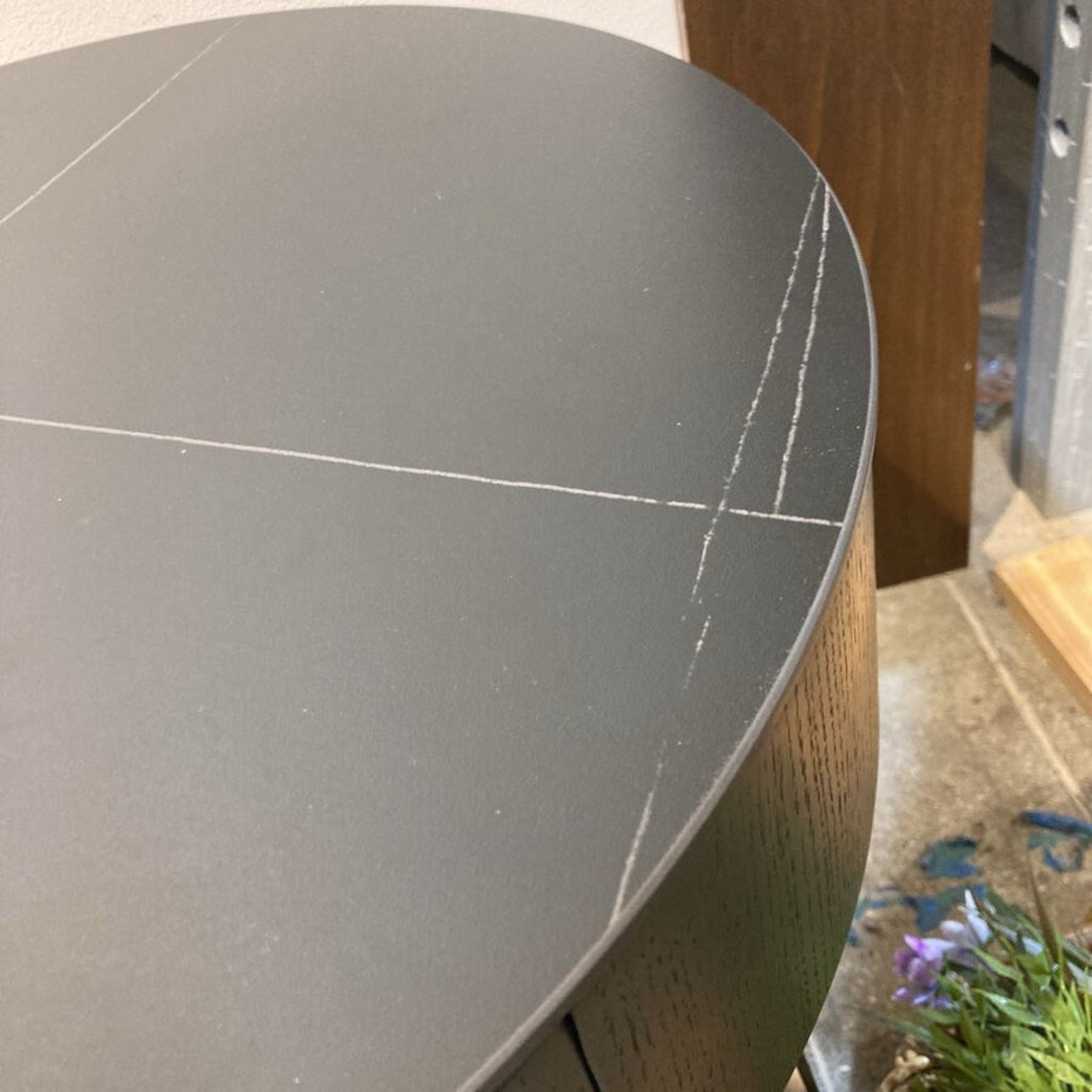 Modloft Warren Black Granite Quartz Side Table - image-8