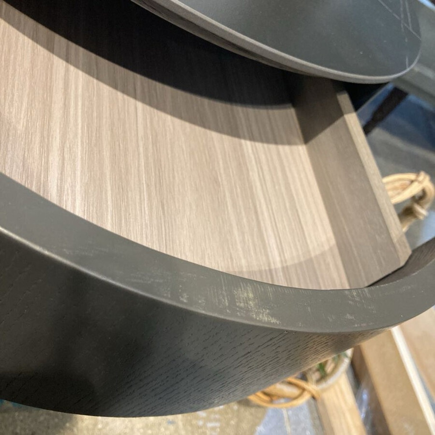 Modloft Warren Black Granite Quartz Side Table - image-7