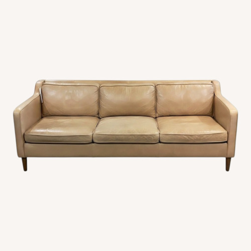 Used Leather 3-Seat Sofa for sale on AptDeco
