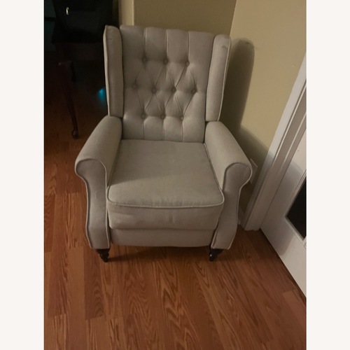 Used AC Furniture Light Gray Fabric Accent Chair for sale on AptDeco