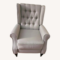 AC Furniture Light Gray Fabric Accent Chair