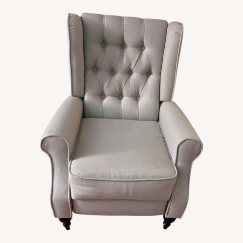 Used AC Furniture Light Gray Fabric Accent Chair for sale on AptDeco