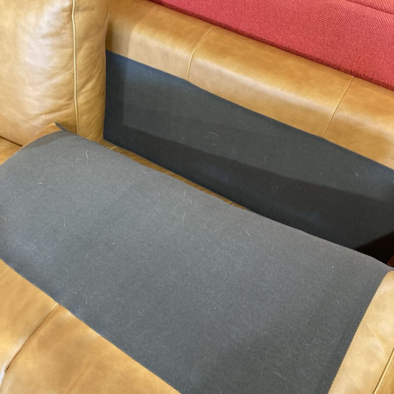 Poly & Bark Napa 72 Apartment Sofa Cognac Tan - image-10