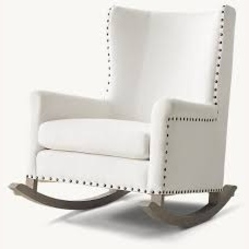 Used Restoration Hardware Wingback Nailhead Rocker for sale on AptDeco