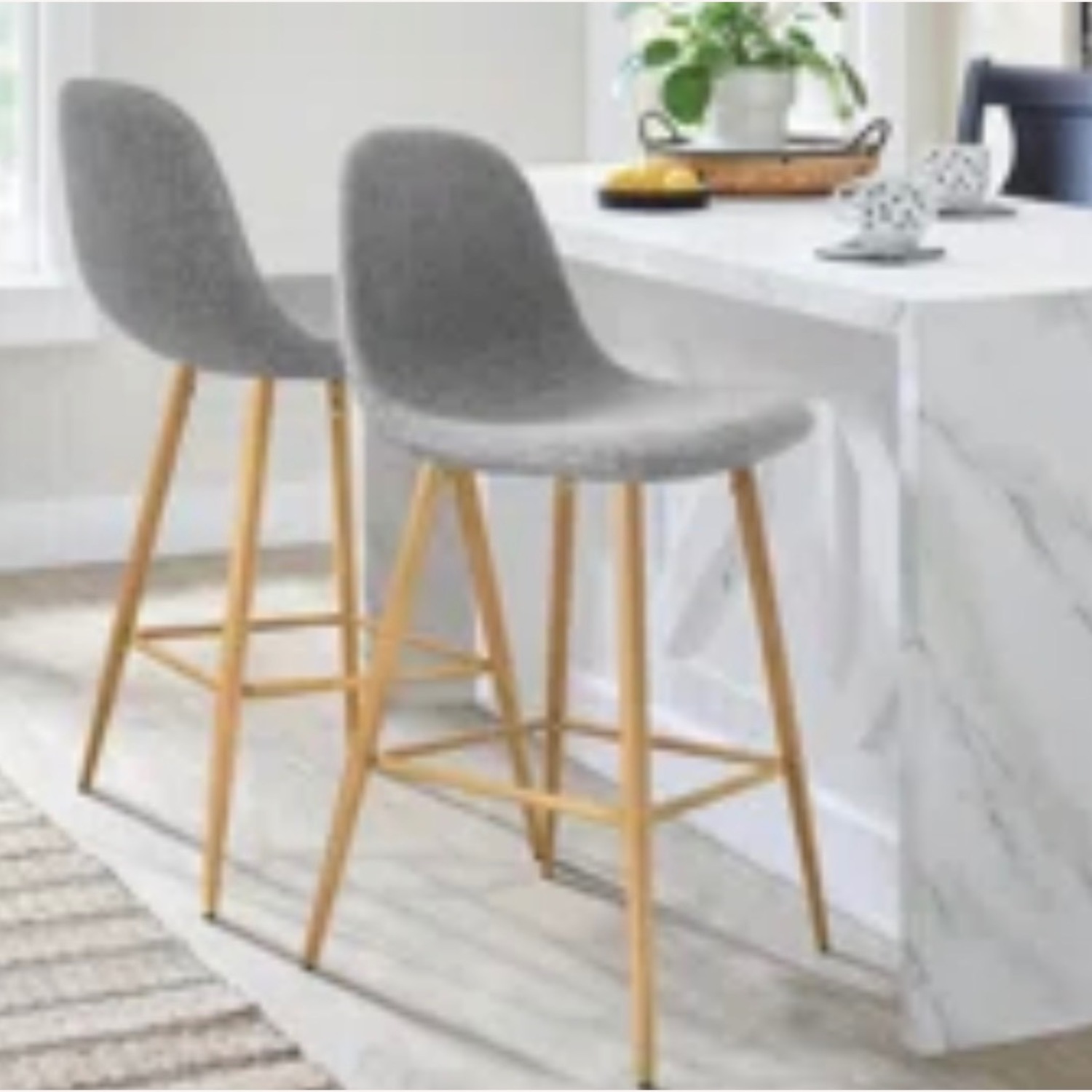 Wayfair Kitchen Island/Cart W Bar Top & Stools - image-5